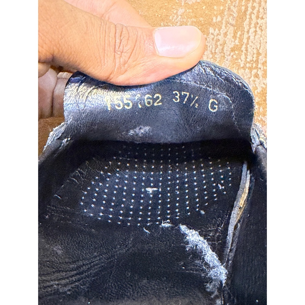 Gucci Horsebit Bamboo Loafers Black Pebbled Leather Driving Shoes 155162 37.5 G - Picture 5 of 8